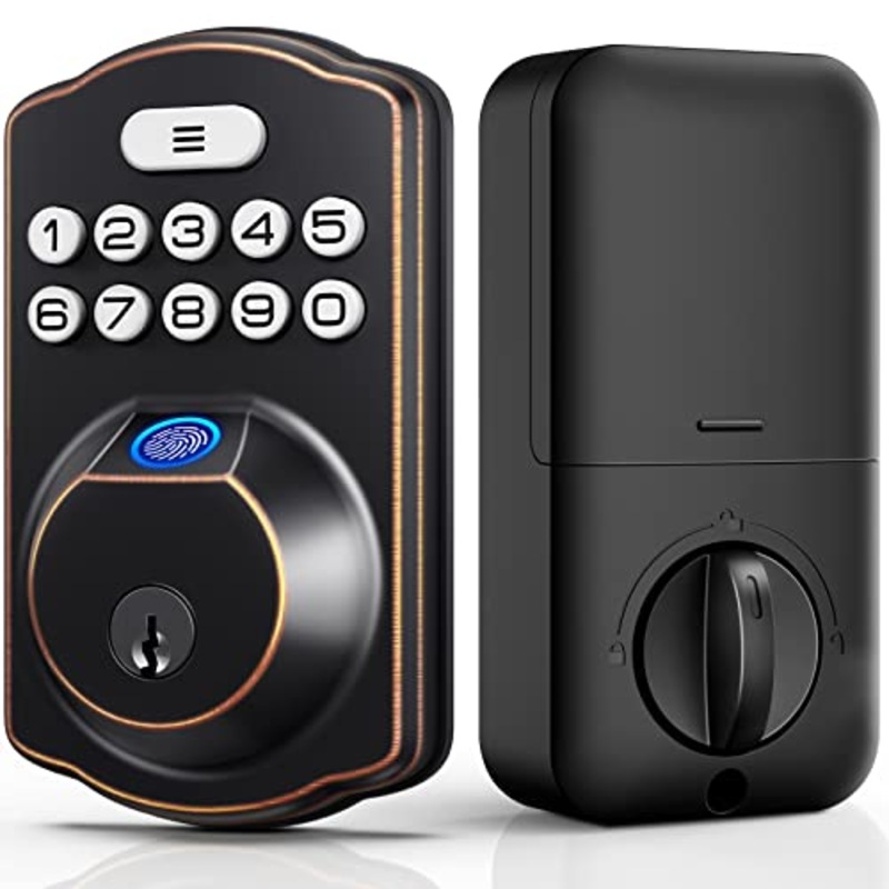 Buy Fingerprint Door Lock, Veise Keyless Entry Door Lock, Electronic
