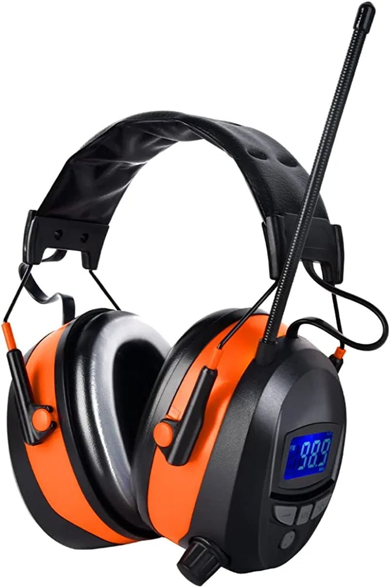 GARDTECH Radio Ear Muffs with Bluetooth Industry Wireless Safety Hearing Protection Earmuffs Lawn Mowing Headphones