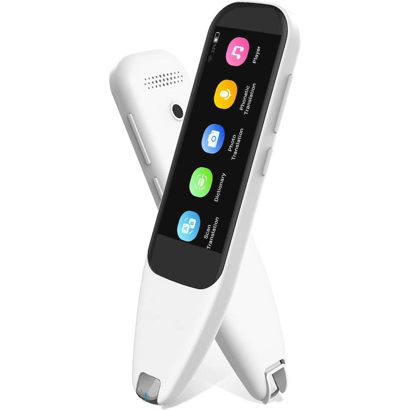 A3 Blue WIFI Smart Translator Pen 112 Languages Scan & Voice Translation 3.0" HD Screen Offline Photo Translation Electronic Dictionary 1800mah Battery