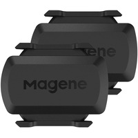 Magene Outdoor/Indoor Speed/Cadence Sensor for Cycling, Wireless Bluetooth/Ant+ Bike Computer RPM Sensor for Road Bike or Spinning Bike and Trainers C
