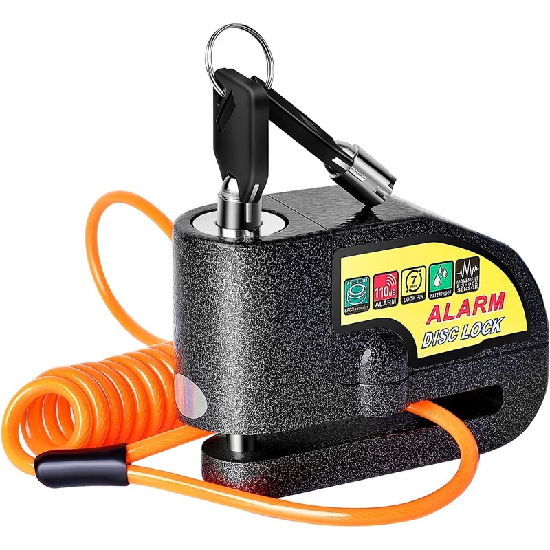 Buy Motorcycle Alarm Disc Brake Lock, Motorcycle Locks AntiTheft