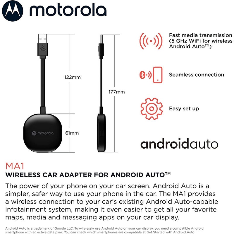 Motorola MA1 review: The best wireless Android Auto adapter