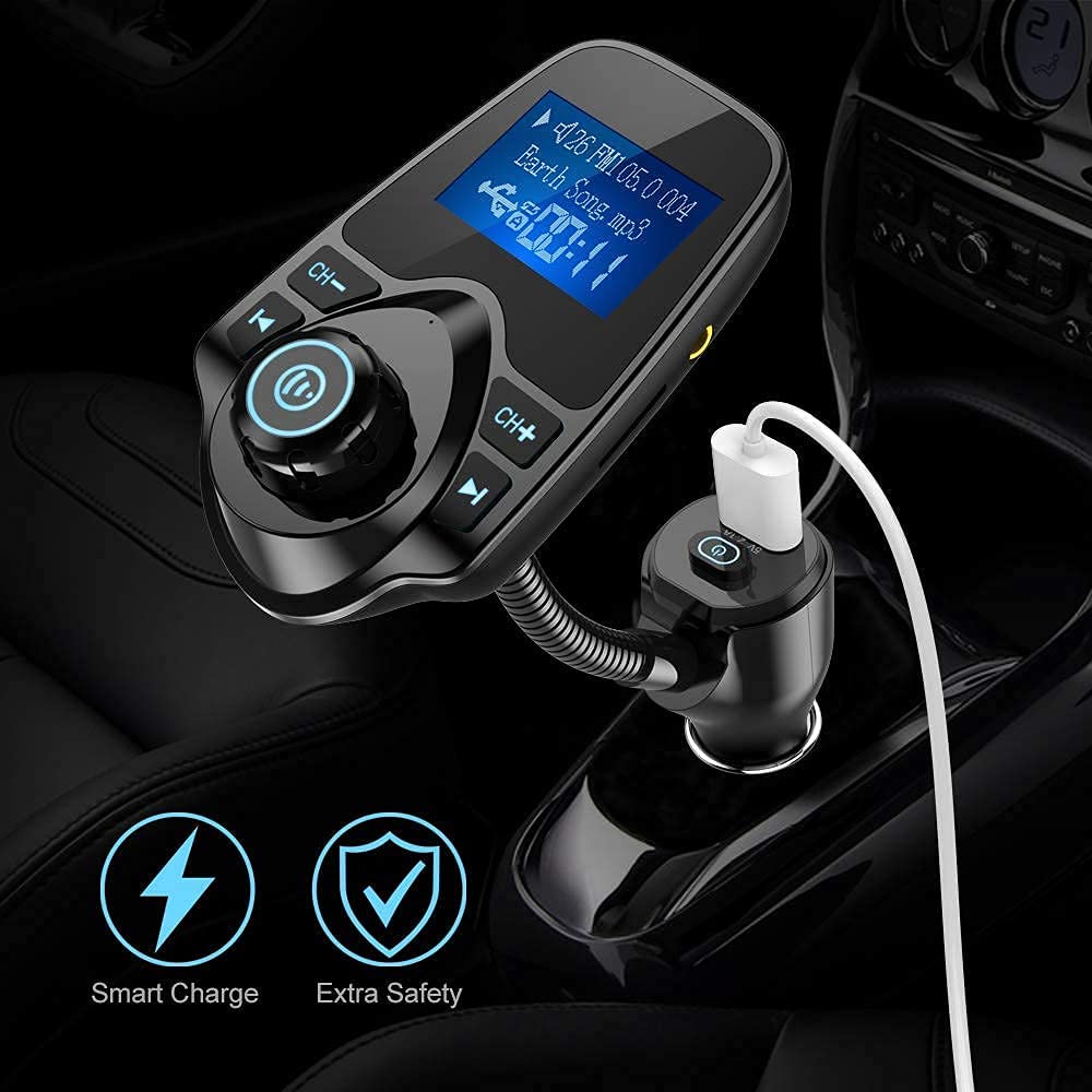 Nulaxy bluetooth deals car fm transmitter