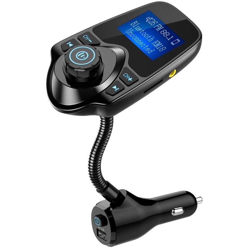 Buy Nulaxy Bluetooth FM Transmitter for Car, Upgraded Manual Power On