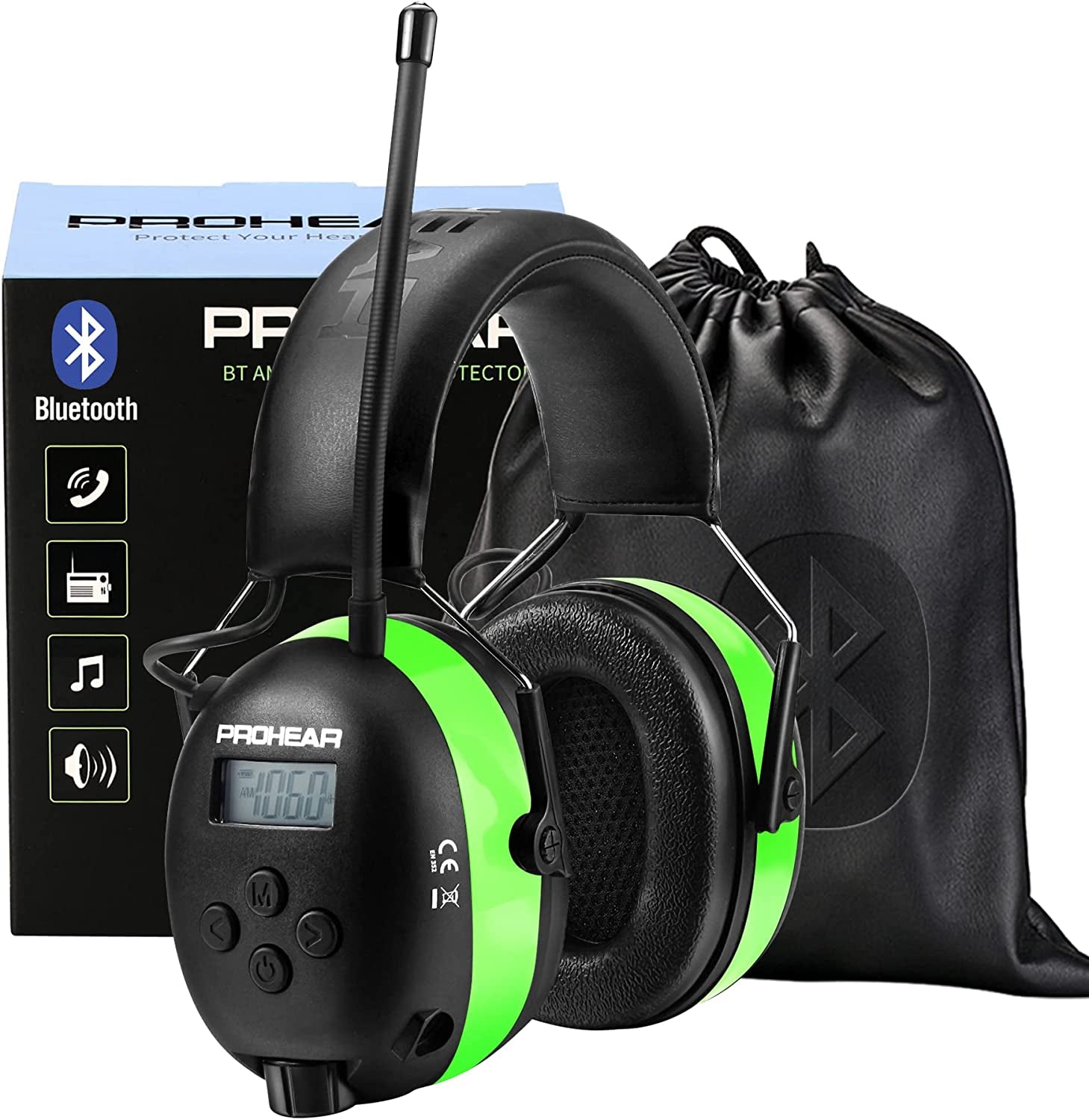 Buy PROHEAR 033 Upgraded 5.1 Bluetooth Hearing Protection AM FM