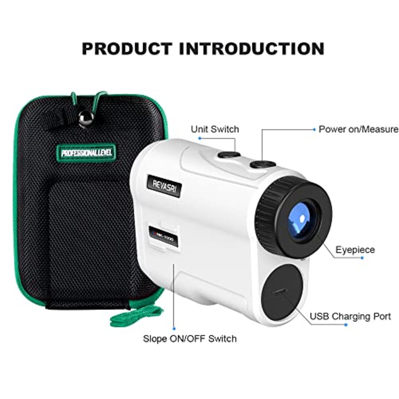 Buy REVASRI Golf Rangefinder with Slope and Pin Lock Vibration