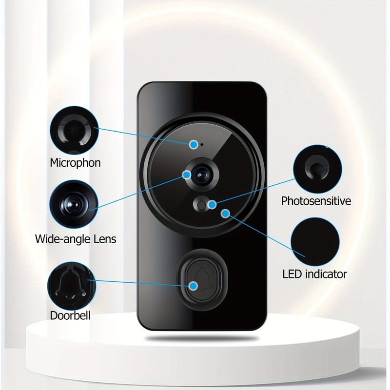Buy Smart visual doorbell, smart system control, 2.4G wireless wifi for ...