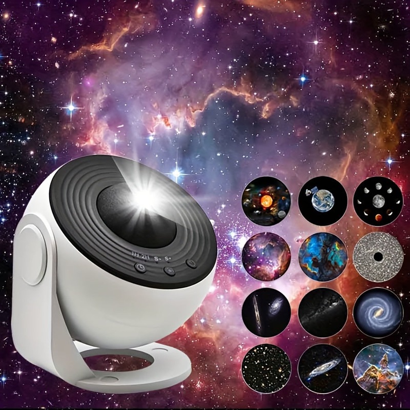 12 in 1 night light galaxy projector starry sky 360