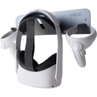 VRGE VR Wall Mount Storage Stand Hook - for Meta/Oculus Quest 2 - Rift - Rift-S - Quest - HTC Vive - Vive Pro - Playstation VR - Valve Index - Vive Cosmos and Mixed Reality Headsets