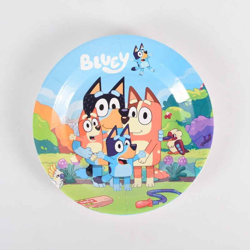 Buy Bluey paper plates small - MyDeal