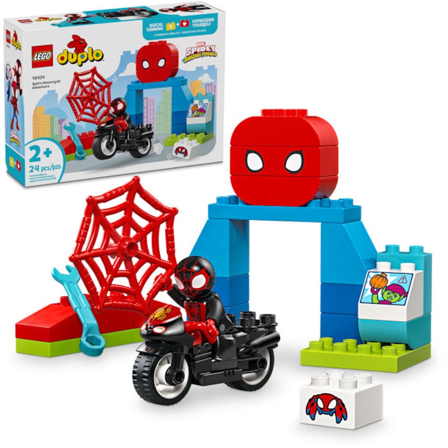 LEGO 10424 - Duplo Spider-man Spin's Motorcycle Adventure
