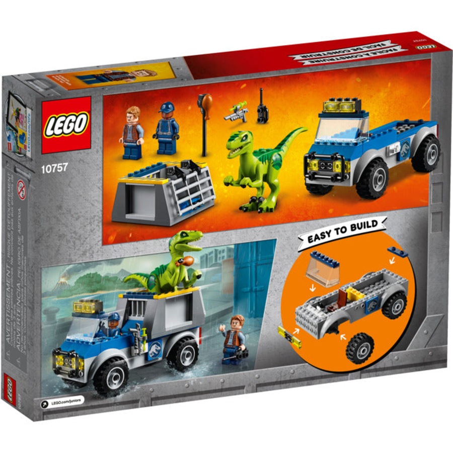 LEGO 10757 - Juniors Jurassic World Raptor Rescue Truck