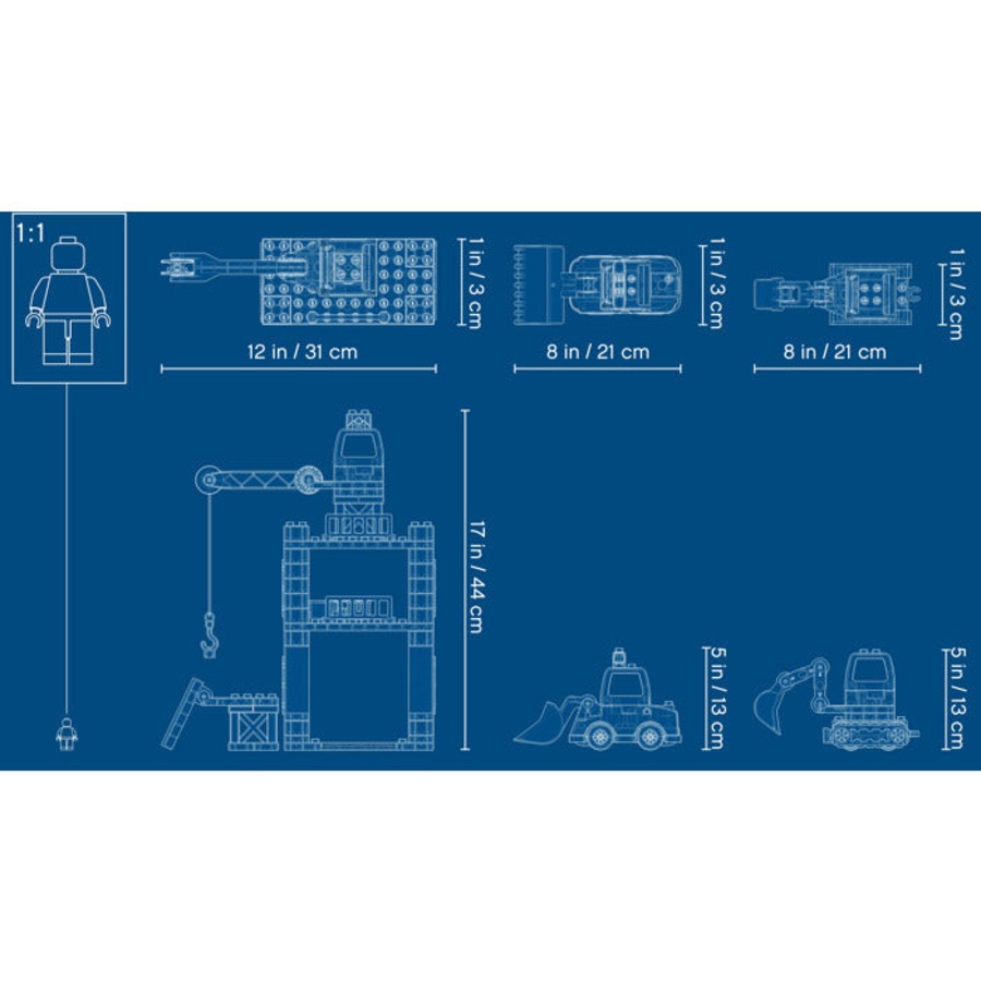 LEGO 10933 - NEW Duplo Tower Crane & Construction