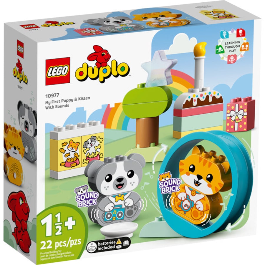 LEGO 10977 - Duplo My First Puppy & Kitten with Sounds