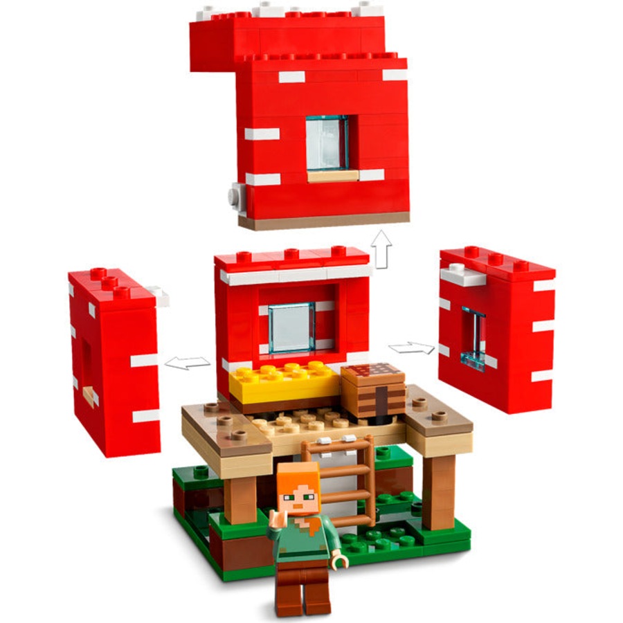 LEGO 21179 - Minecraft The Mushroom House