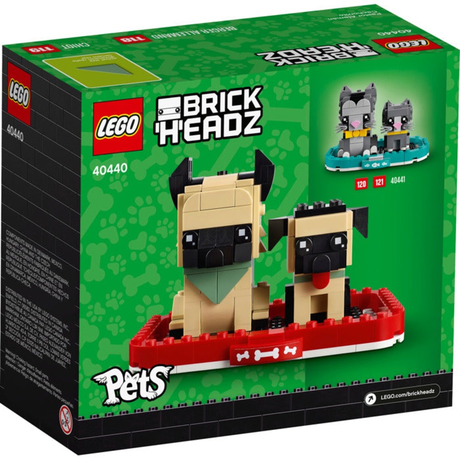 LEGO 40440 - BrickHeadz Pets German Shepherds