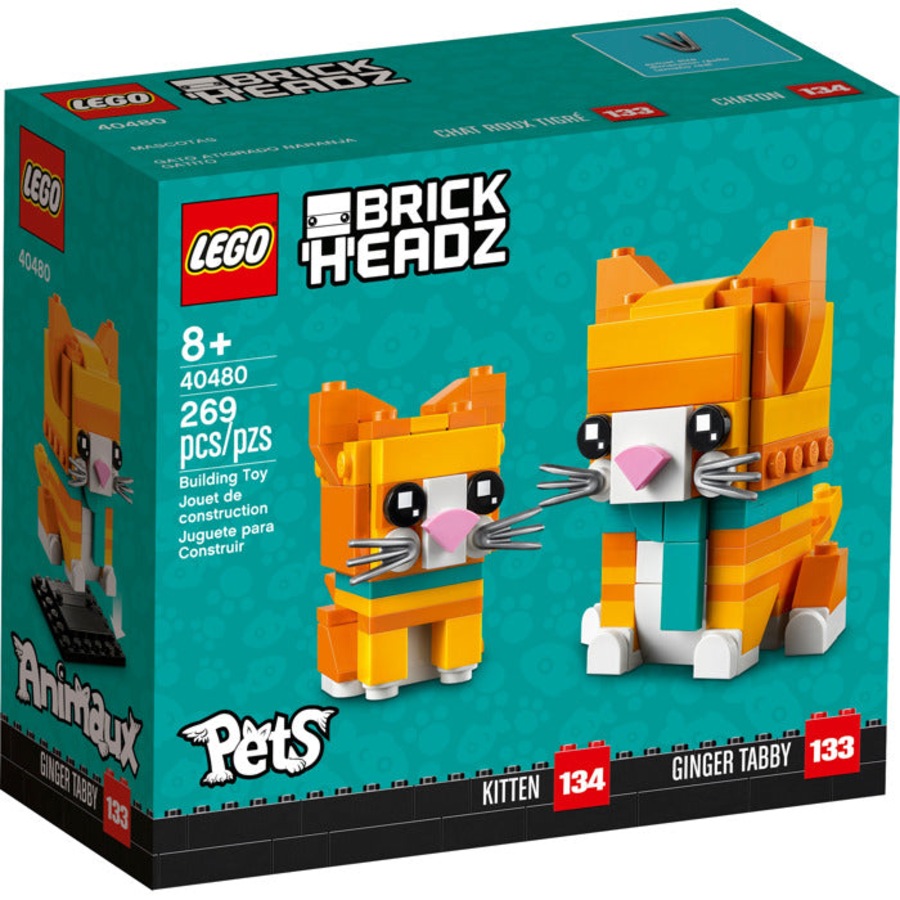 LEGO 40480 - BrickHeadz Pets Ginger Tabby