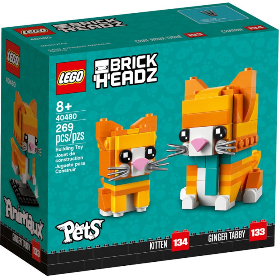 LEGO 40480 - BrickHeadz Pets Ginger Tabby
