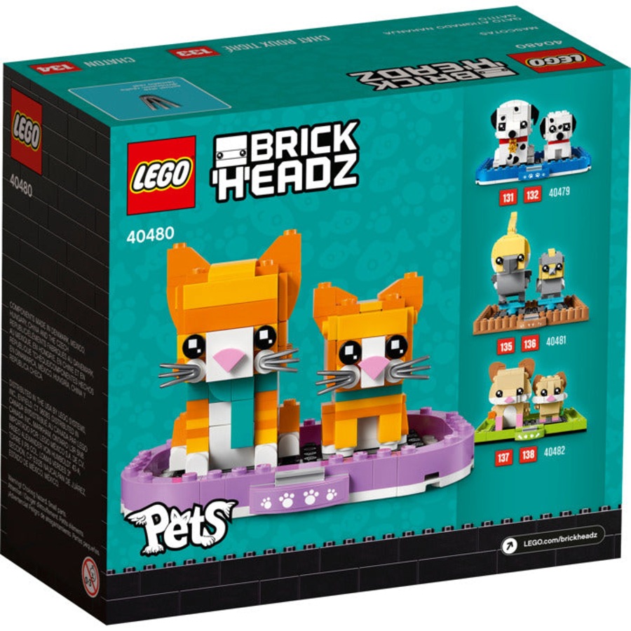 LEGO 40480 - BrickHeadz Pets Ginger Tabby
