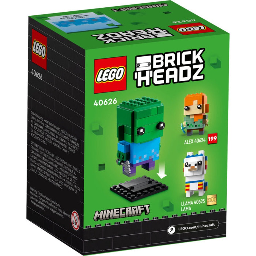 LEGO 40626 - BrickHeadz Minecraft Zombie