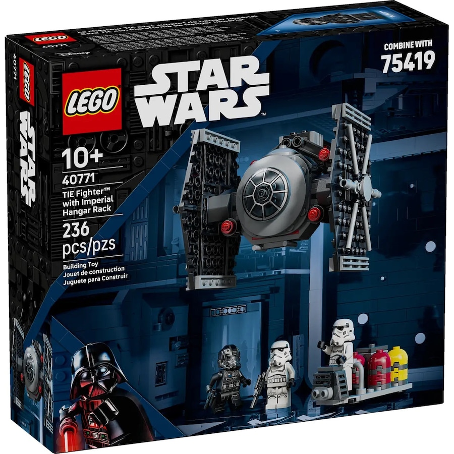 LEGO 40771 - Star Wars TIE Fighter with Imperial Hangar Rack
