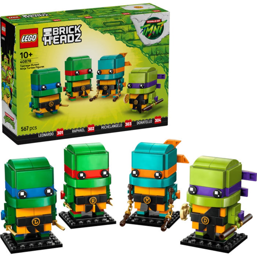 LEGO 40878 - BrickHeadz Teenage Mutant Ninja Turtles Figures