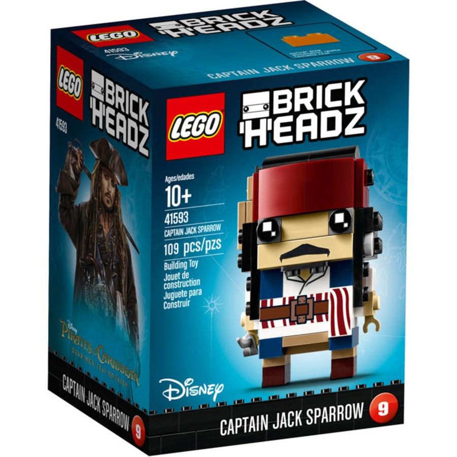 LEGO 41593 - BrickHeadz Disney Pirates of Caribbean Captain Jack Sparrow