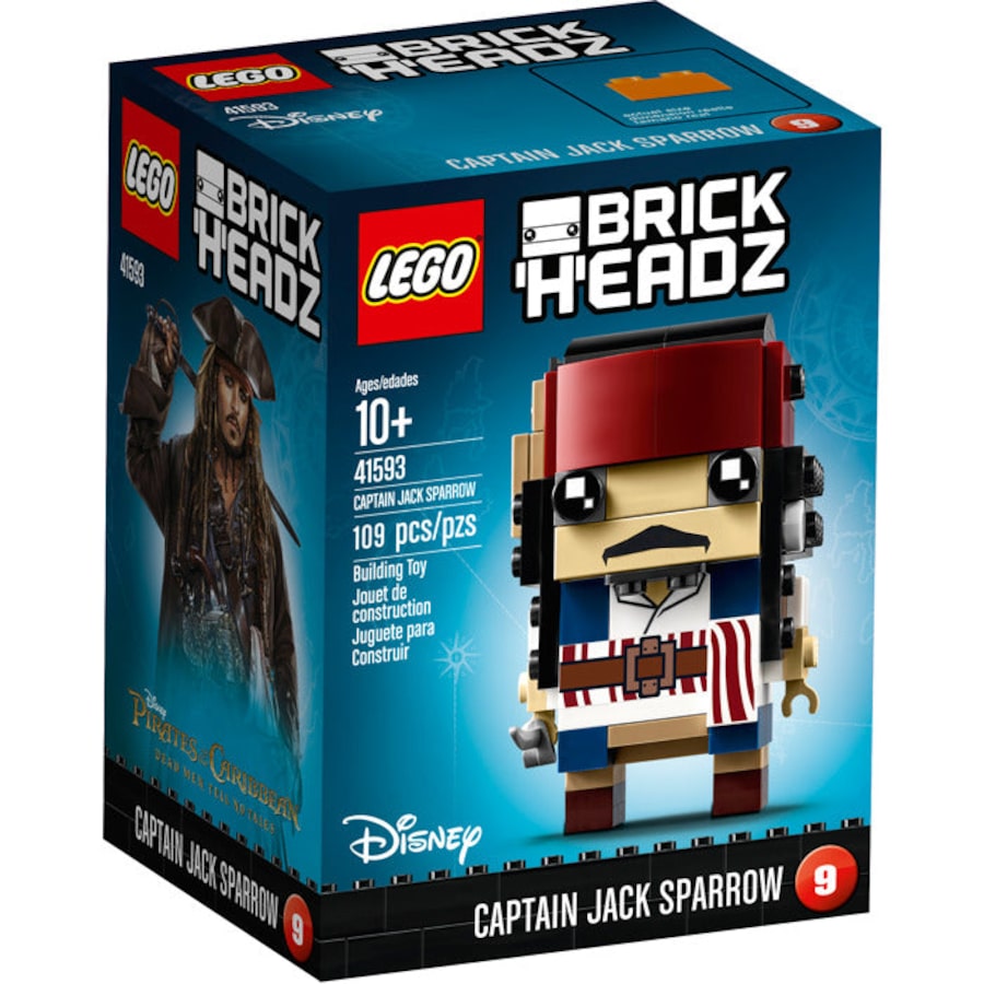 LEGO 41593 - BrickHeadz Disney Pirates of Caribbean Captain Jack Sparrow