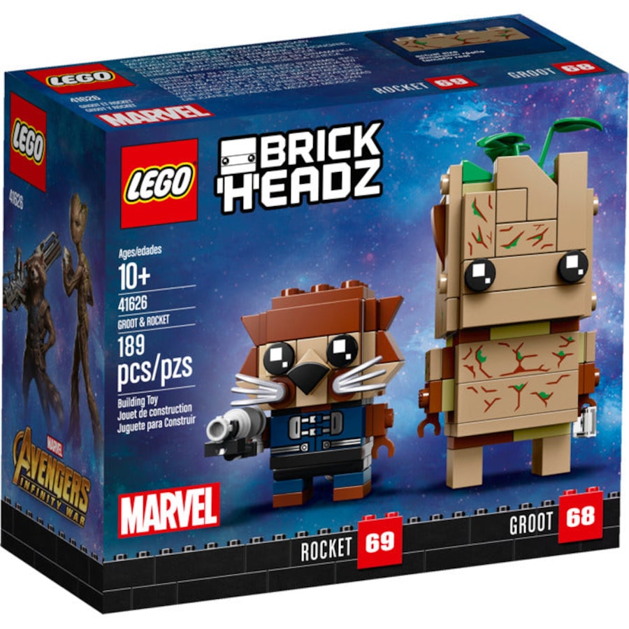 LEGO 41626 - BrickHeadz Marvel Groot & Rocket