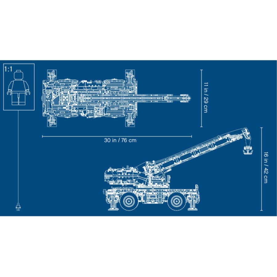 LEGO 42082 - Technic Rough Terrain Crane