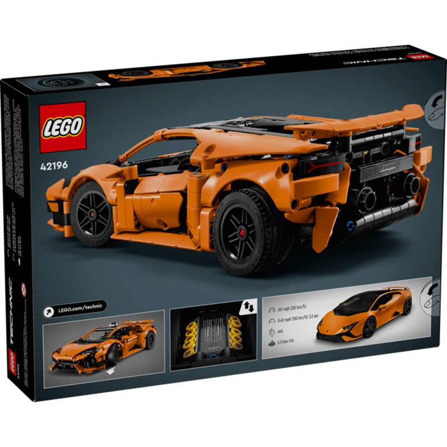 LEGO 42196 - Technic Lamborghini Huracán Tecnica Orange