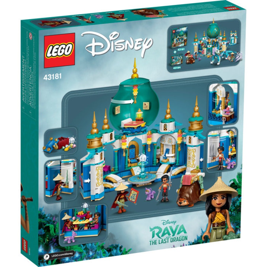 LEGO 43181 - Disney Raya and the Last Dragon Raya and the Heart Palace
