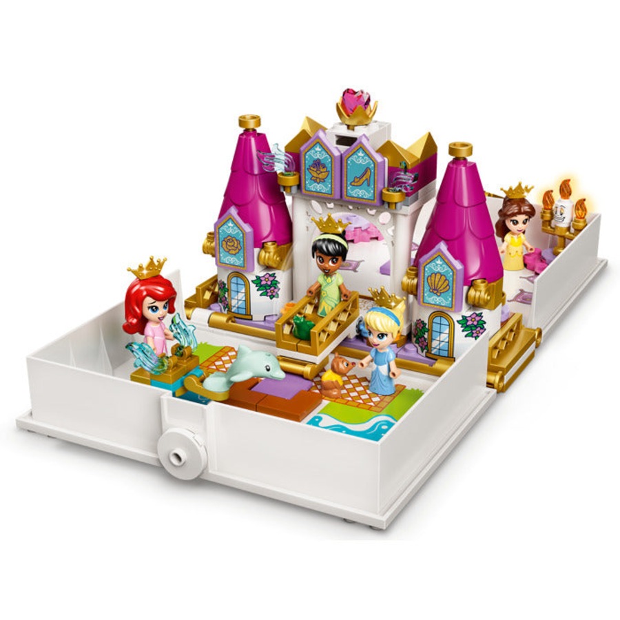 LEGO 43193 - Disney Ariel, Belle, Cinderella and Tiana's Storybook Adventures