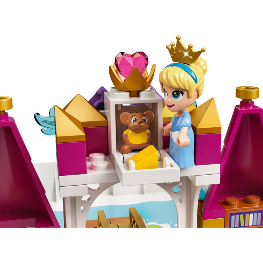 LEGO 43193 - Disney Ariel, Belle, Cinderella and Tiana's Storybook Adventures