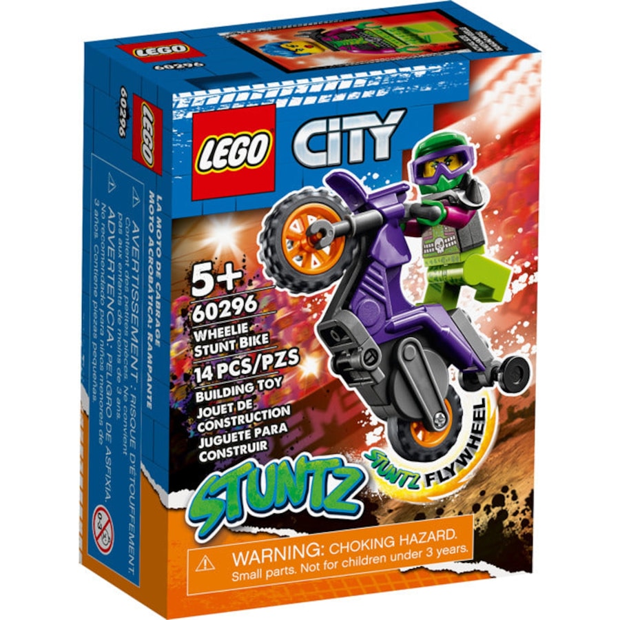 LEGO 60296 - City Stuntz Wheelie Stunt Bike