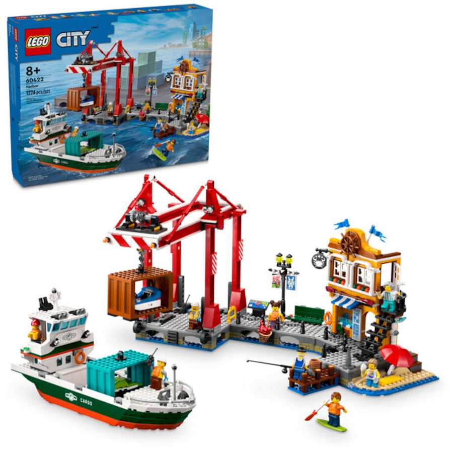 LEGO 60422 - City Seaside Harbour with Cargo Ship