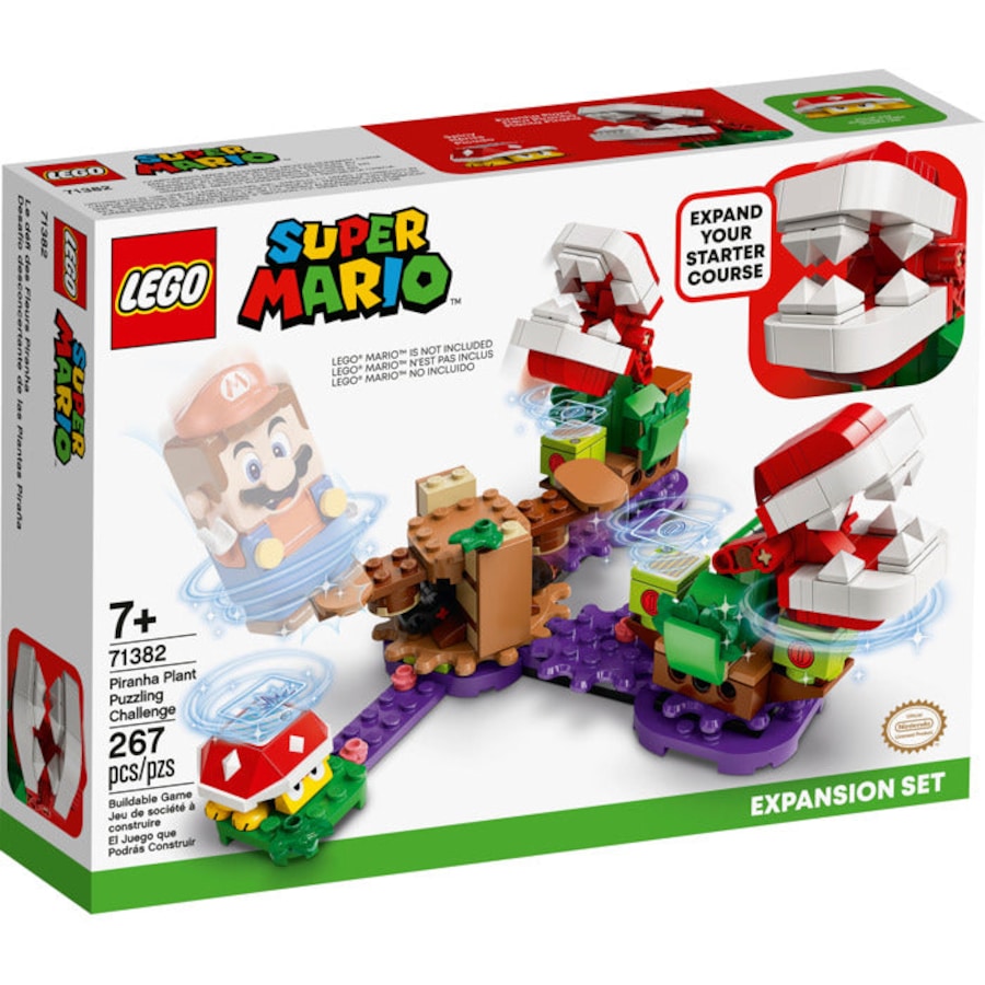 LEGO 71382 - Super Mario Piranha Plant Puzzling Challenge Expansion Set