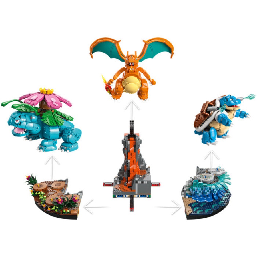 LEGO 72153 - Pokemon Venusaur, Charizard and Blastoise