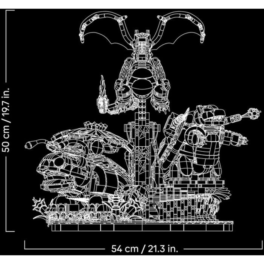 LEGO 72153 - Pokemon Venusaur, Charizard and Blastoise