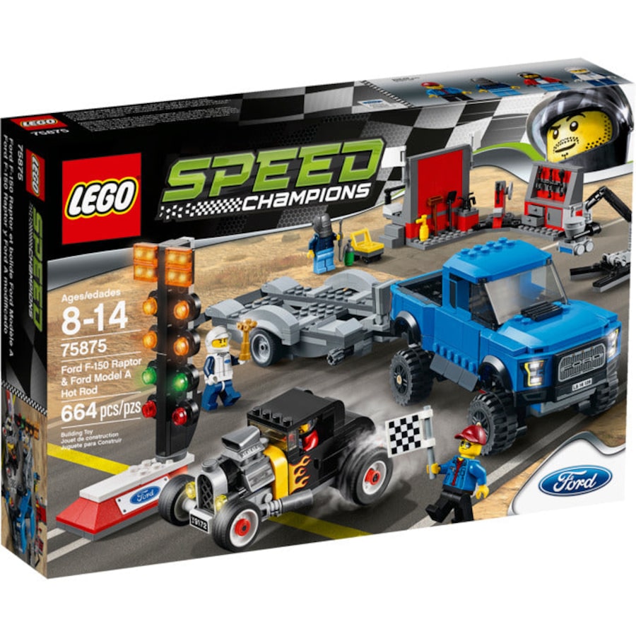 LEGO 75875 - Speed Champions Ford F-150 Raptor & Ford Model A Hot Rod
