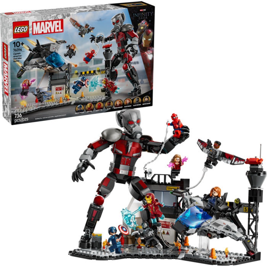 LEGO 76314 - Marvel Super Heroes Captain America: Civil War Battle