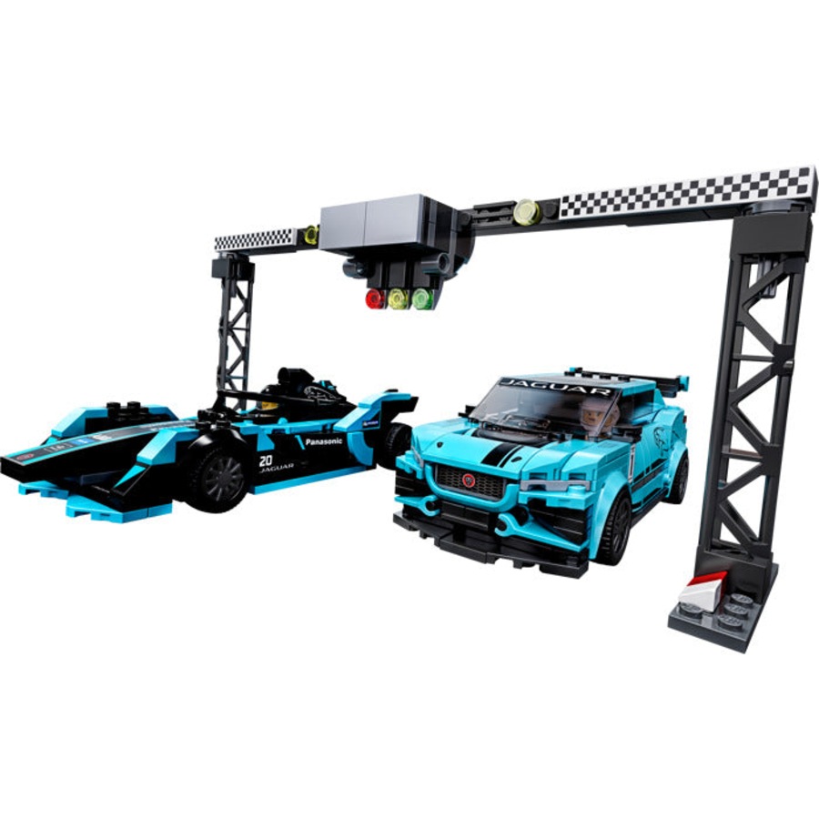 LEGO 76898 - Speed Champions Formula E Panasonic Jaguar Racing GEN2 Car & Jaguar I-PACE eTROPHY