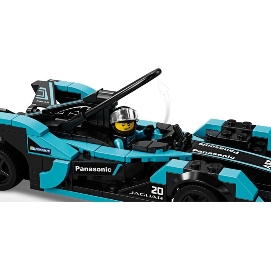 LEGO 76898 - Speed Champions Formula E Panasonic Jaguar Racing GEN2 Car & Jaguar I-PACE eTROPHY