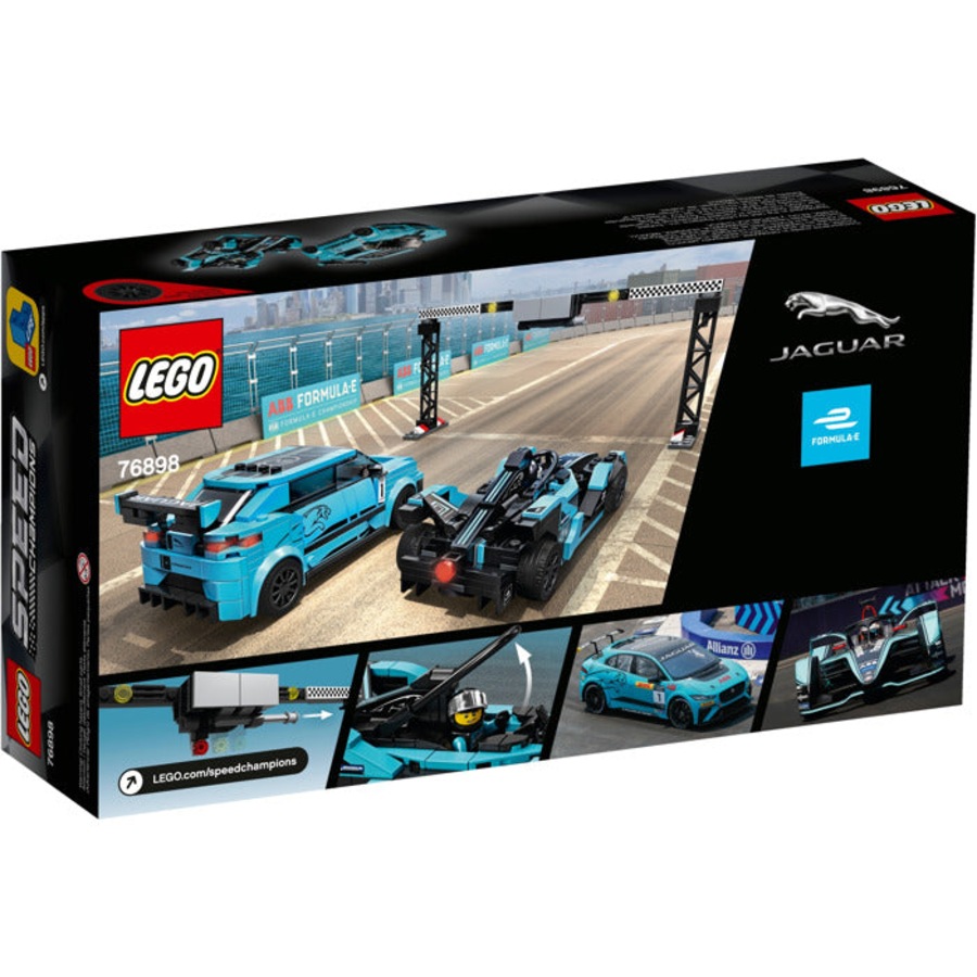LEGO 76898 - Speed Champions Formula E Panasonic Jaguar Racing GEN2 Car & Jaguar I-PACE eTROPHY