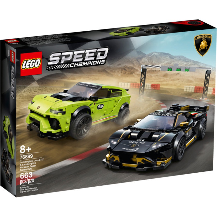 LEGO 76899 - Speed Champions Lamborghini Urus ST-X & Huracán Super Trofeo EVO