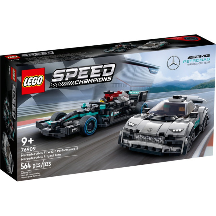 LEGO 76909 - Speed Champions Mercedes-AMG F1 W12 E Performance & Mercedes-AMG Project One