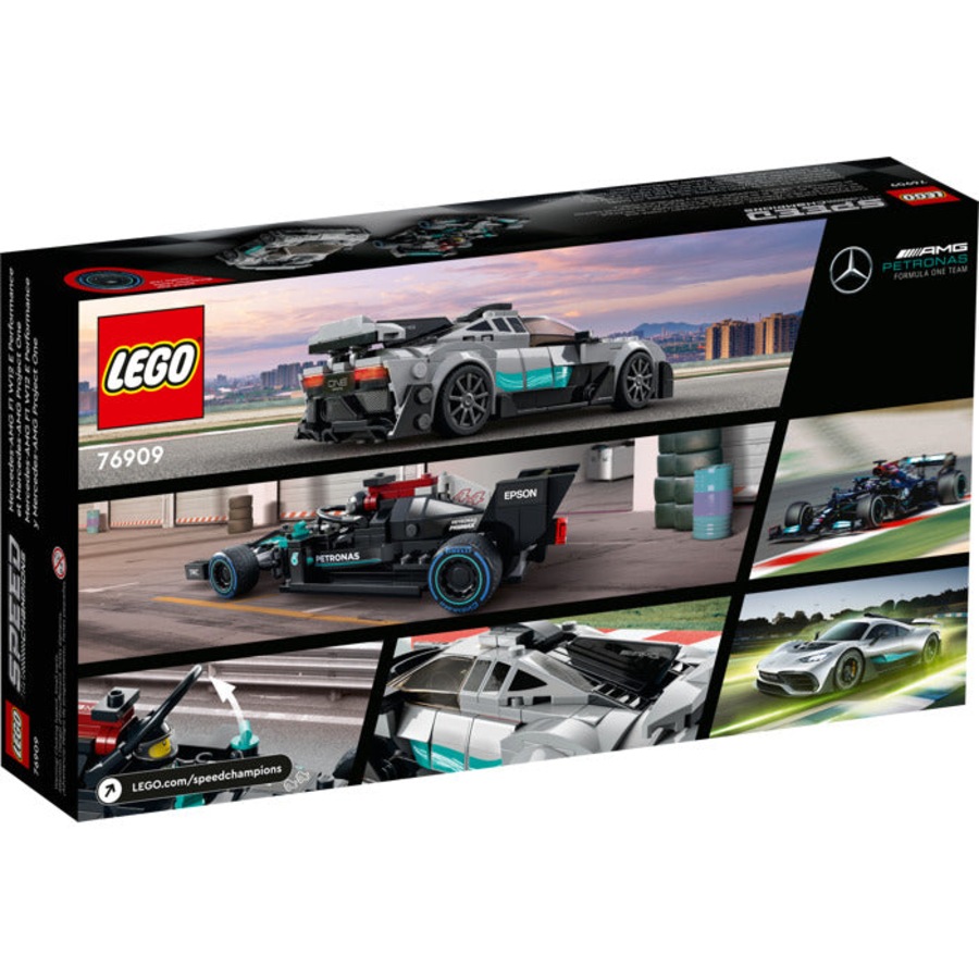 LEGO 76909 - Speed Champions Mercedes-AMG F1 W12 E Performance & Mercedes-AMG Project One