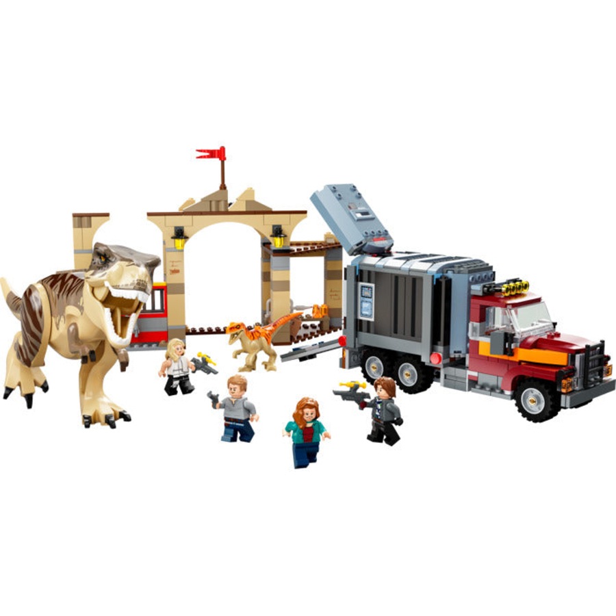 Buy LEGO 76948 - Jurassic World T. rex & Atrociraptor Dinosaur Breakout ...