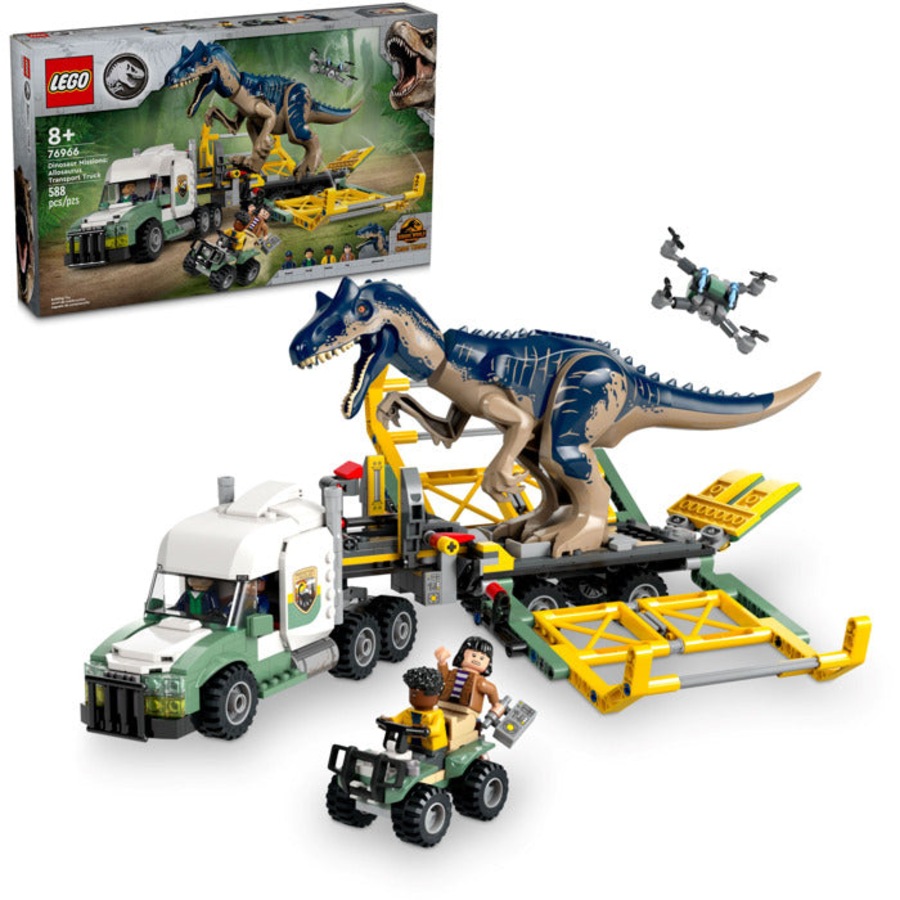 Buy LEGO 76966 - Jurassic World Dinosaur Missions: Allosaurus Transport ...