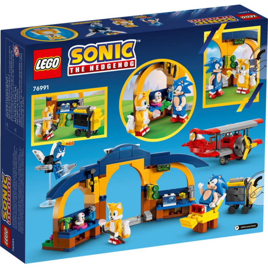 LEGO 76991 - Sonic the Hedgehog Tails' Workshop and Tornado Plane